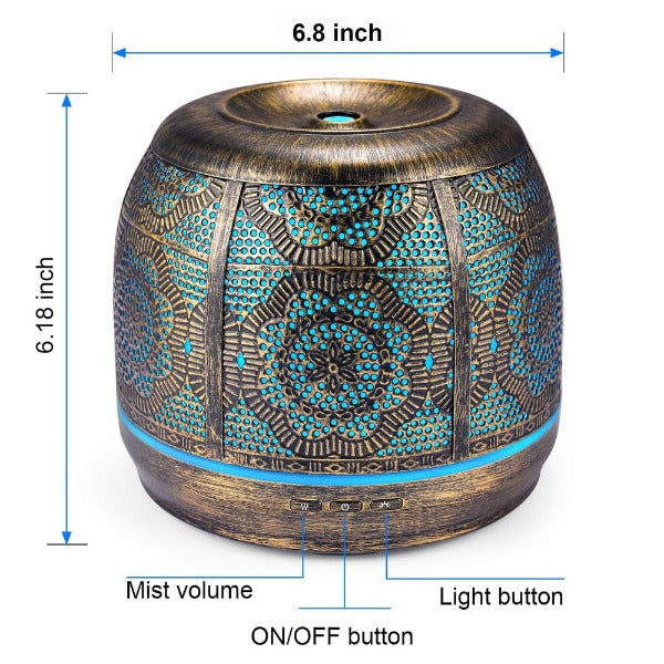 Incense Soul Ultrasonic Essential Oil LED Aroma Diffuser 500ml