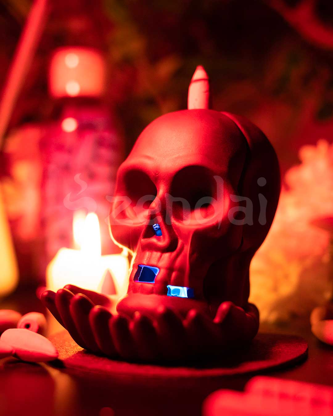 Skull Hand - Backflow Incense Burner