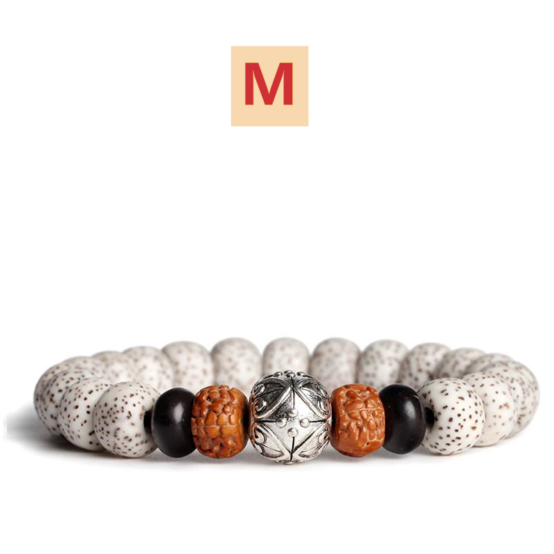 Stars And Moon Bodhi Seed Bracelet