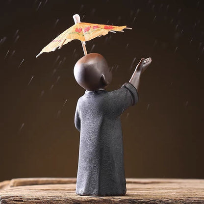 Little Monks with Peaceful Mind