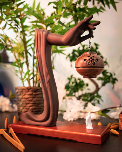 Hand of Buddha XL - Backflow Incense Burner