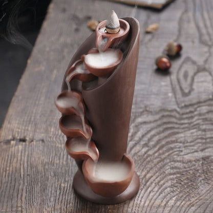 SpaceKeeper Waterfall Backflow Incense Burner