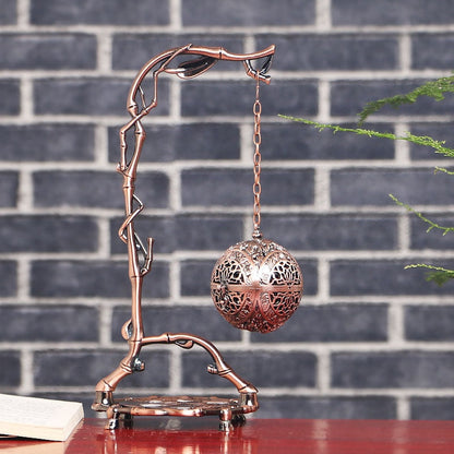 Hanging Ball Incense Coil Burner On Tree