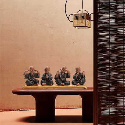 Little Monks with Four Wise Principles