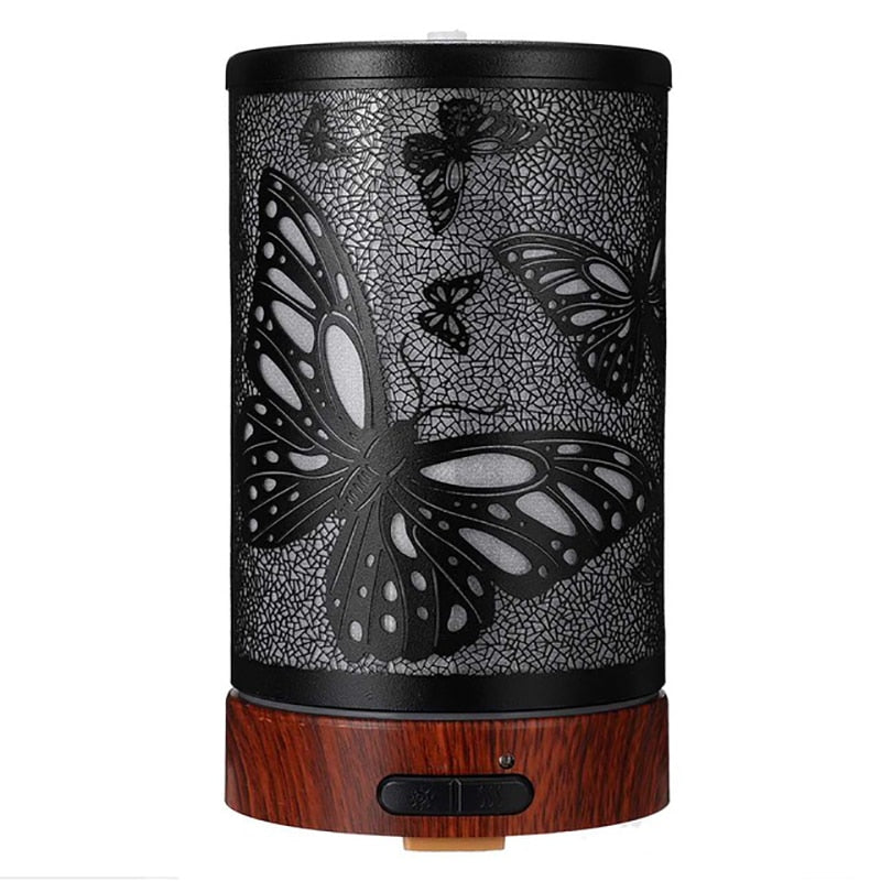 Vintage Metal Ultrasonic 100ml Essential Oil Aroma Diffuser