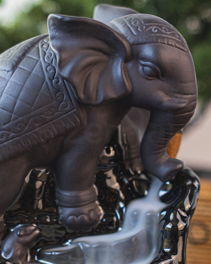 Sacred Elephant - Backflow Incense Burner