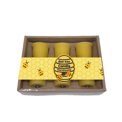 Home Aromatherapy Beeswax Candles Set of 6 pcs