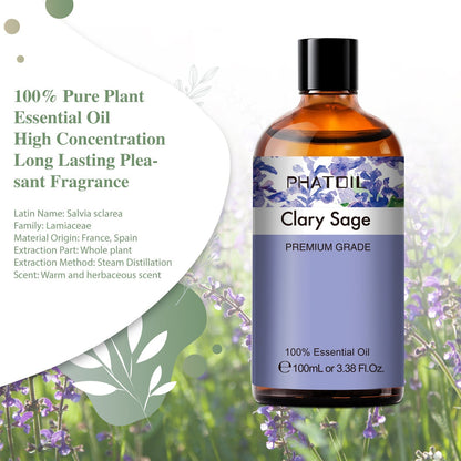 100ml Phatoil Pure Natural Essential Oil With Dropper