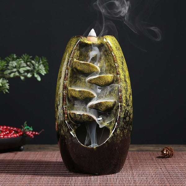 Cascade Waterfall Backflow Incense Burners