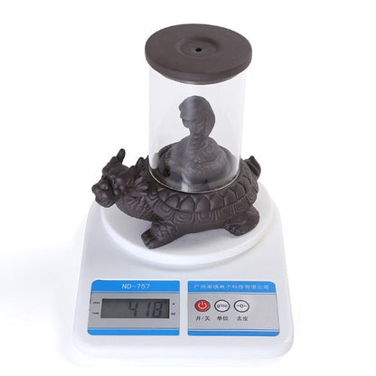 Turtle Windproof Backflow Incense Burner With Snake Inside