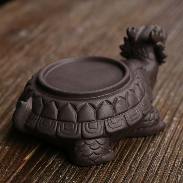 Turtle Windproof Backflow Incense Burner With Snake Inside