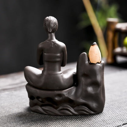 Yoga Meditation Incense Burner Waterfall