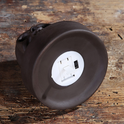 Immortal Skull Backflow Glass Incense Burner With LED