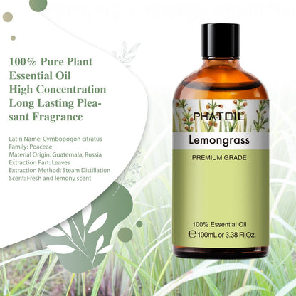 100ml Phatoil Pure Natural Essential Oil With Dropper