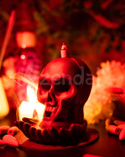 Skull Hand - Backflow Incense Burner