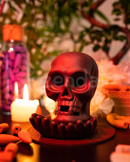 Skull Hand - Backflow Incense Burner