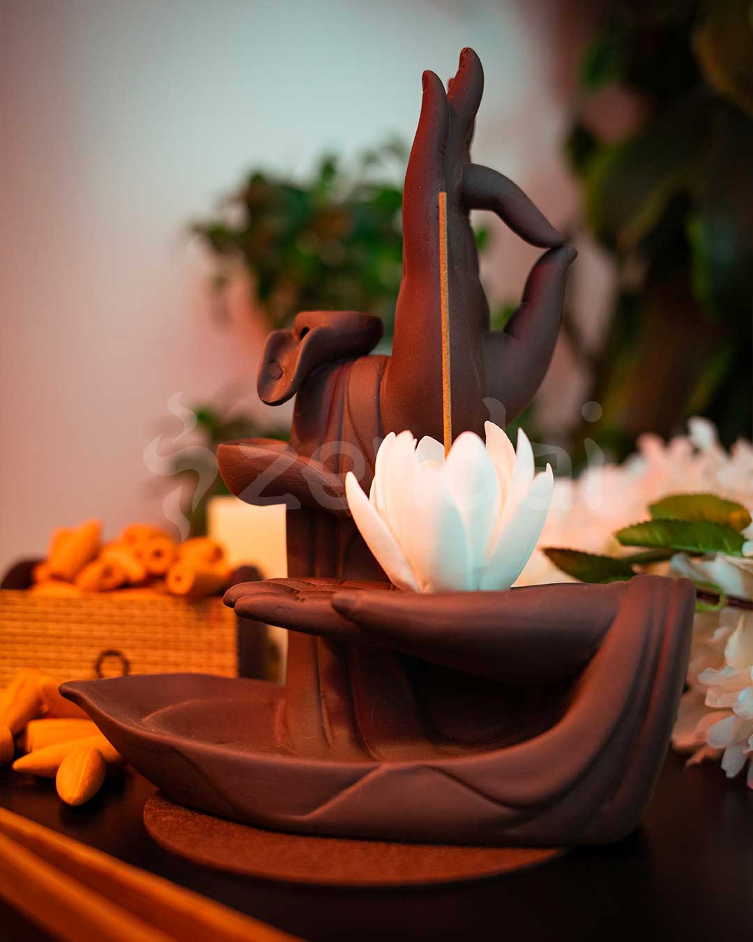 Zen Hands - Backflow Incense Burner
